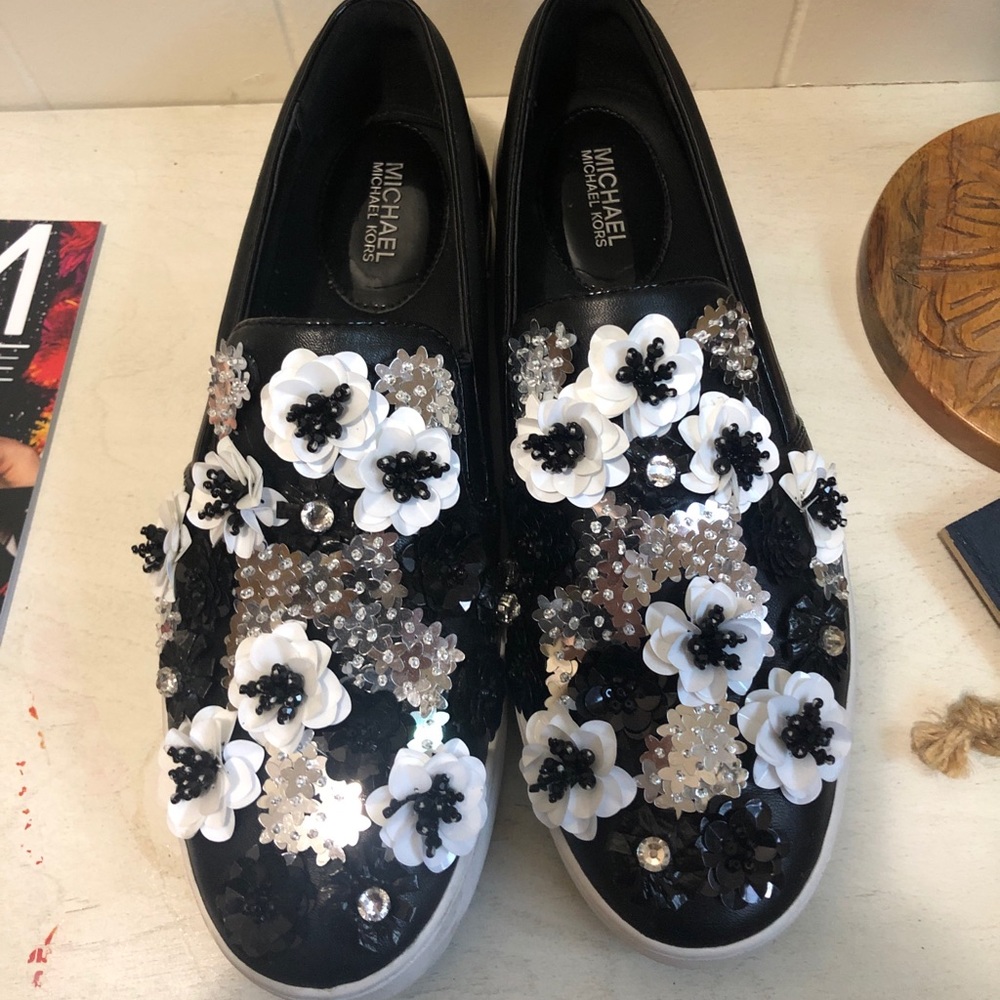 Embellished Platform Sneakers